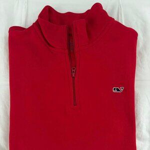 Vineyard Vines Red Boys Quarterzip Size XL / 18